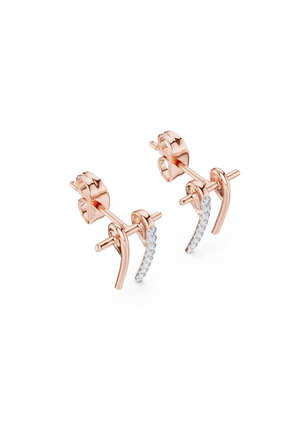 99 Solitaire Earrings Fully Rendered STL & 3DM FIles