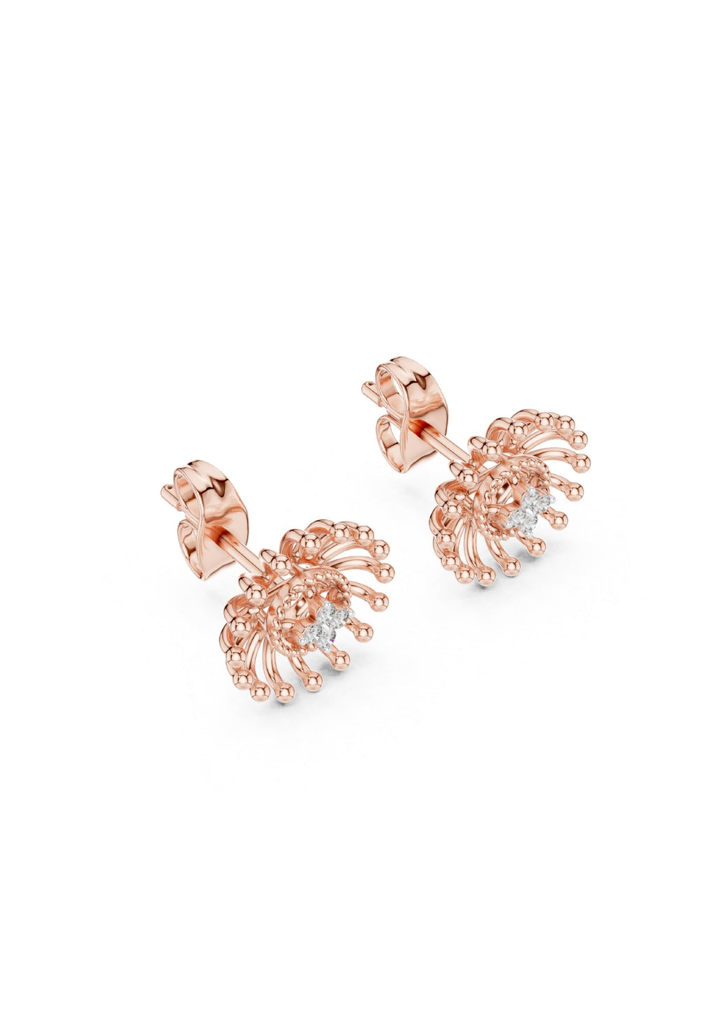 99 Solitaire Earrings Fully Rendered STL & 3DM FIles