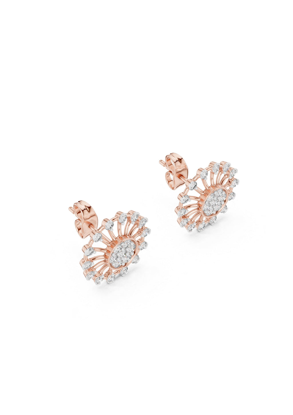 99 Solitaire Earrings Fully Rendered STL & 3DM FIles