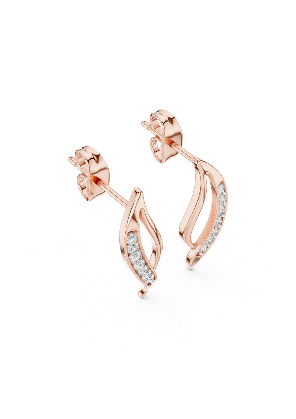 99 Solitaire Earrings Fully Rendered STL & 3DM FIles