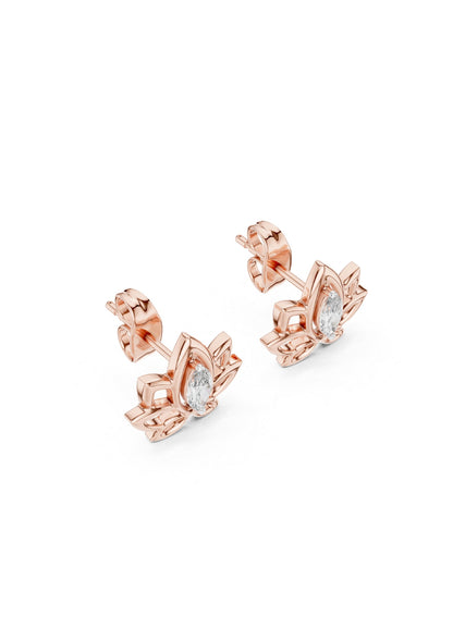 99 Solitaire Earrings Fully Rendered STL & 3DM FIles