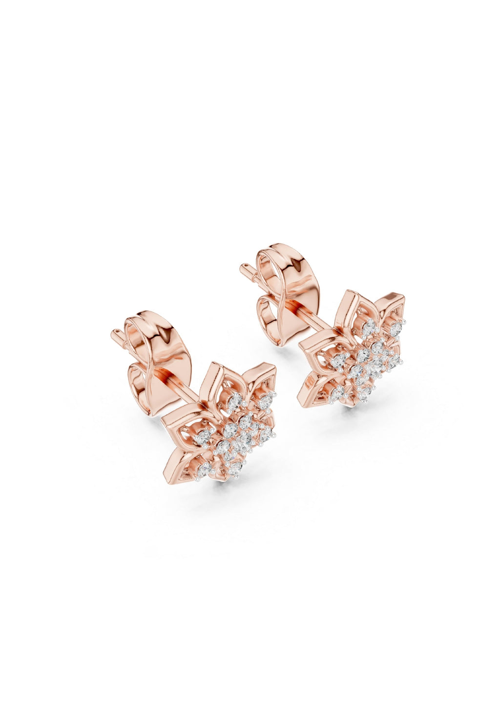 99 Solitaire Earrings Fully Rendered STL & 3DM FIles