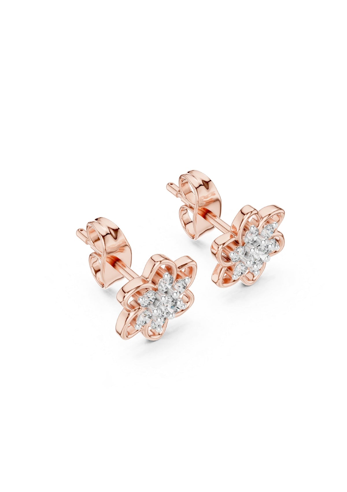 99 Solitaire Earrings Fully Rendered STL & 3DM FIles