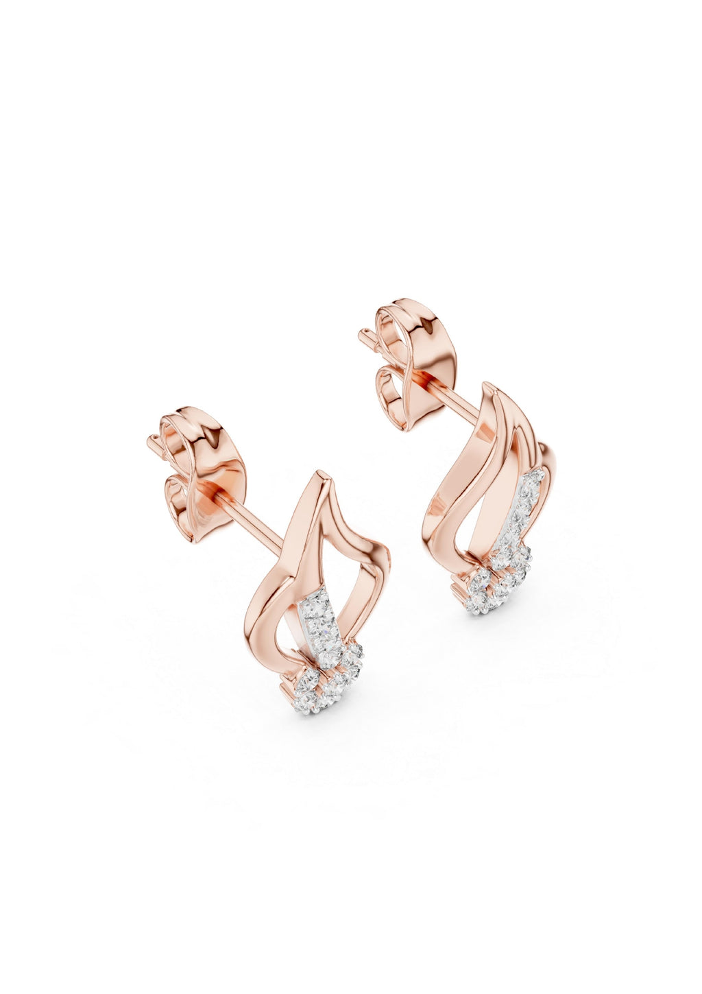 99 Solitaire Earrings Fully Rendered STL & 3DM FIles