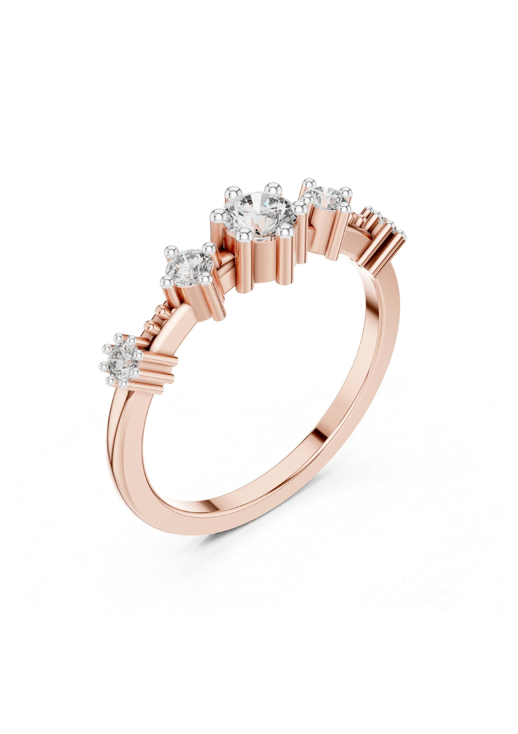 99 Solitaire Earrings Fully Rendered STL & 3DM FIles
