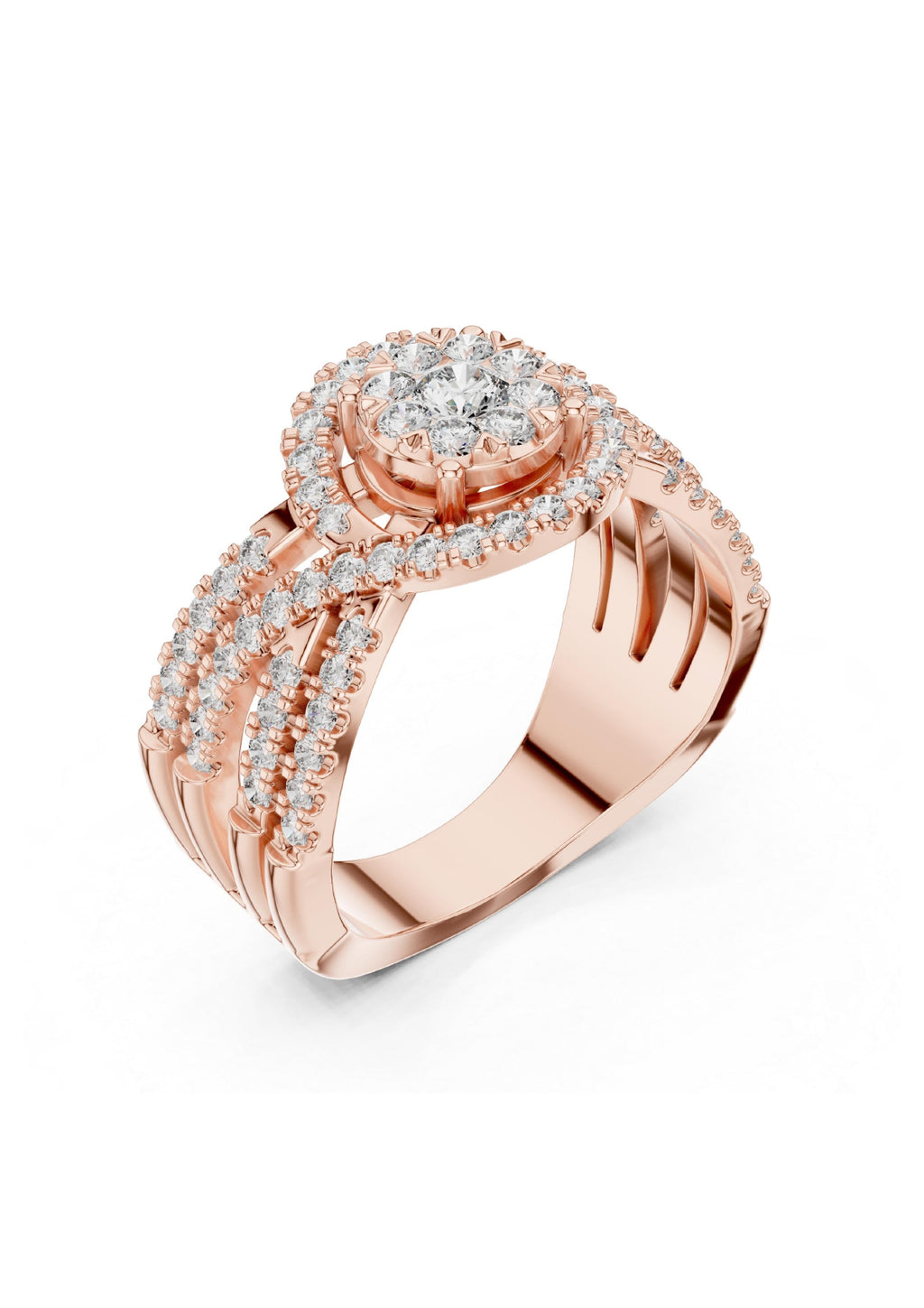 100 Solitaire Rings Fully Rendered STL & 3DM FIles