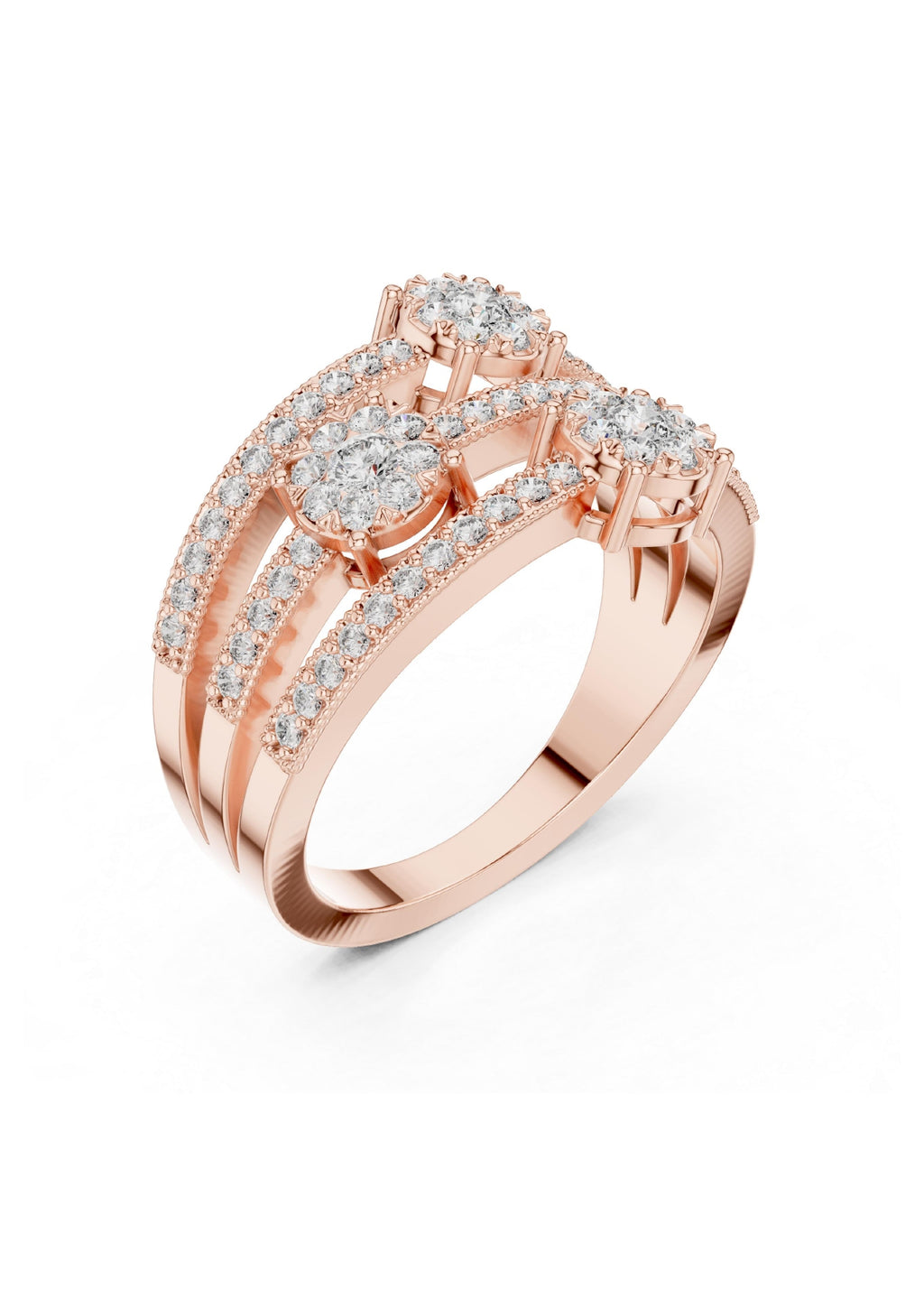 100 Solitaire Rings Fully Rendered STL & 3DM FIles