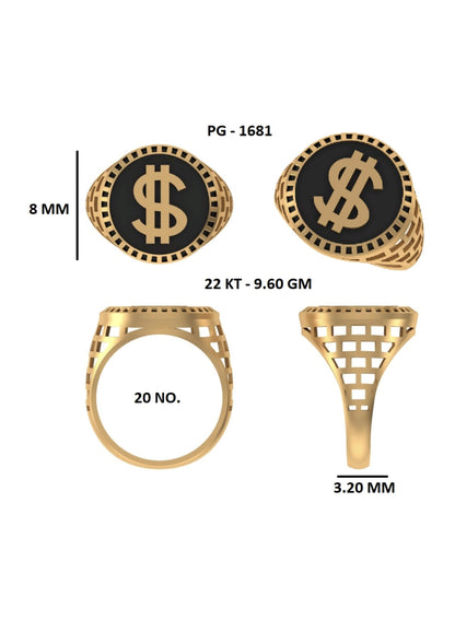 50 Light Weight Gent's Rings STL &  3DM FIles