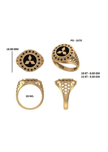 50 Light Weight Gent's Rings STL &  3DM FIles