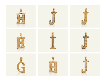 Filigree Alphabet Collection STL & 3DM Files