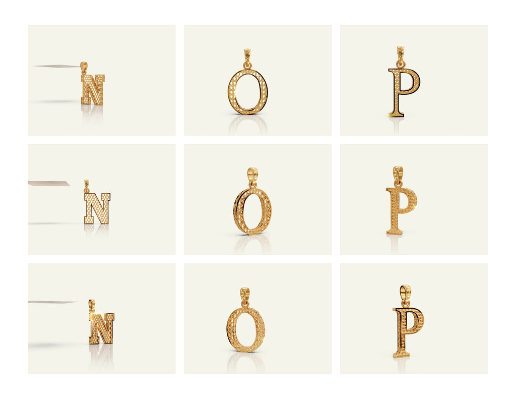 Filigree Alphabet Collection STL & 3DM Files