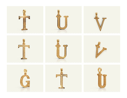 Filigree Alphabet Collection STL & 3DM Files