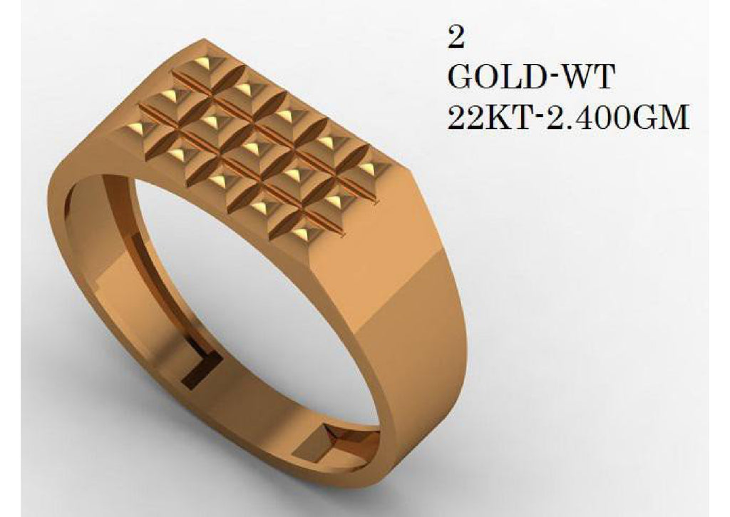 90 Paper Casting Light Weight Gent's Rings STL & 3DM Files