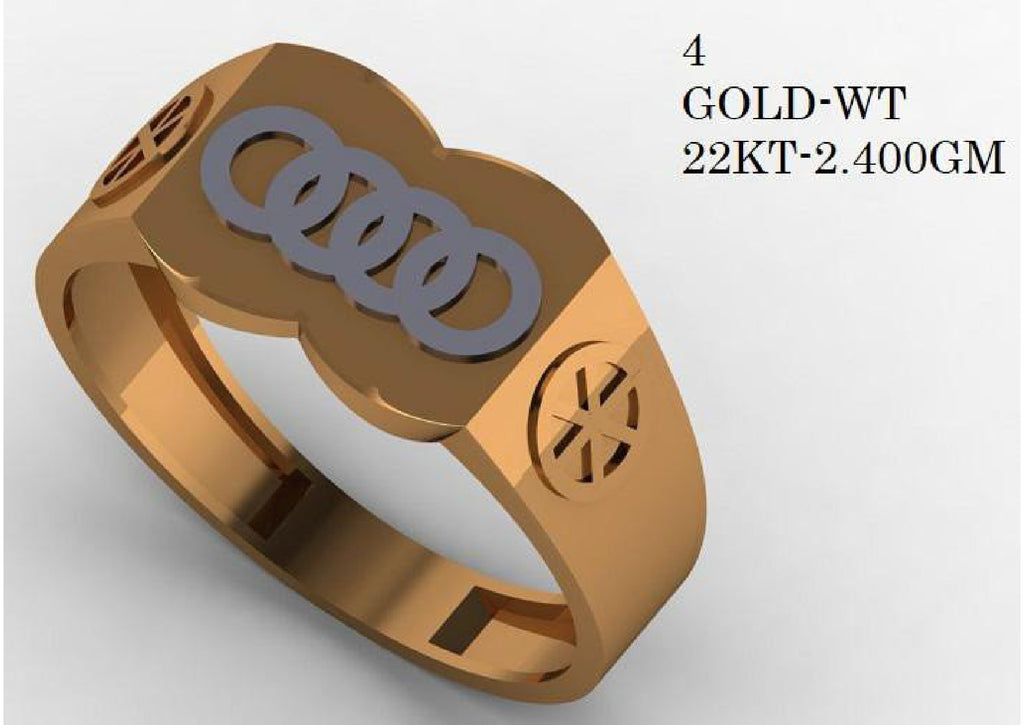 90 Paper Casting Light Weight Gent's Rings STL & 3DM Files