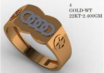 90 Paper Casting Light Weight Gent's Rings STL & 3DM Files