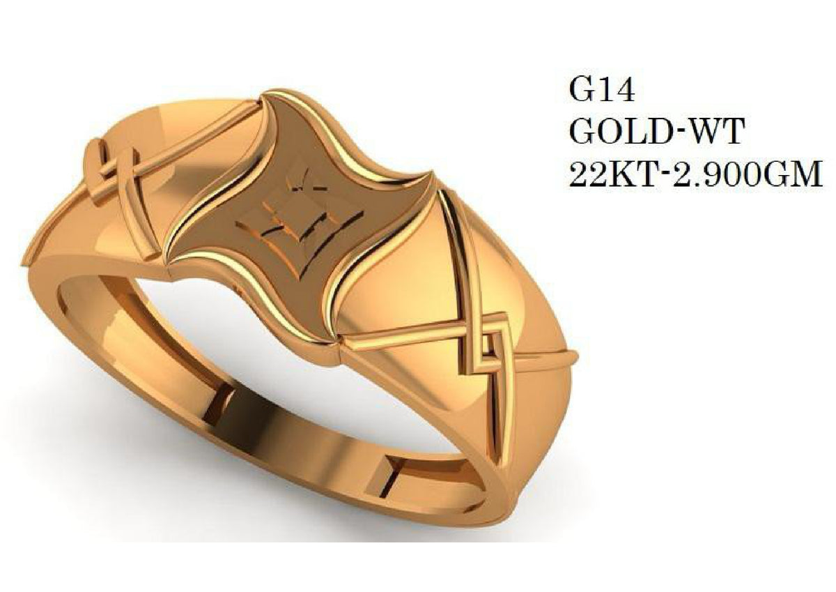 90 Paper Casting Light Weight Gent's Rings STL & 3DM Files