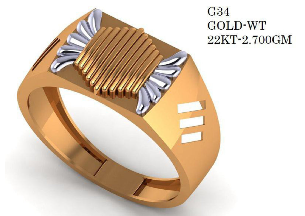 90 Paper Casting Light Weight Gent's Rings STL & 3DM Files