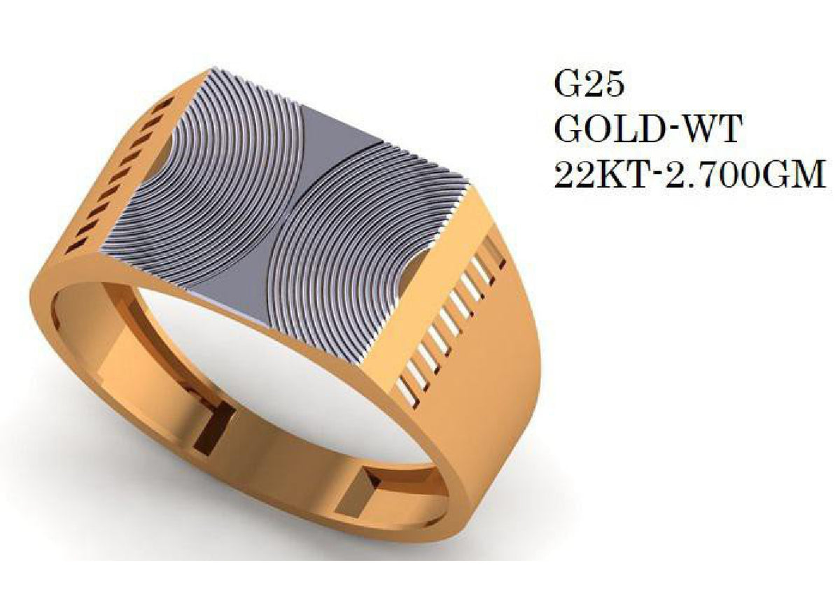 90 Paper Casting Light Weight Gent's Rings STL & 3DM Files