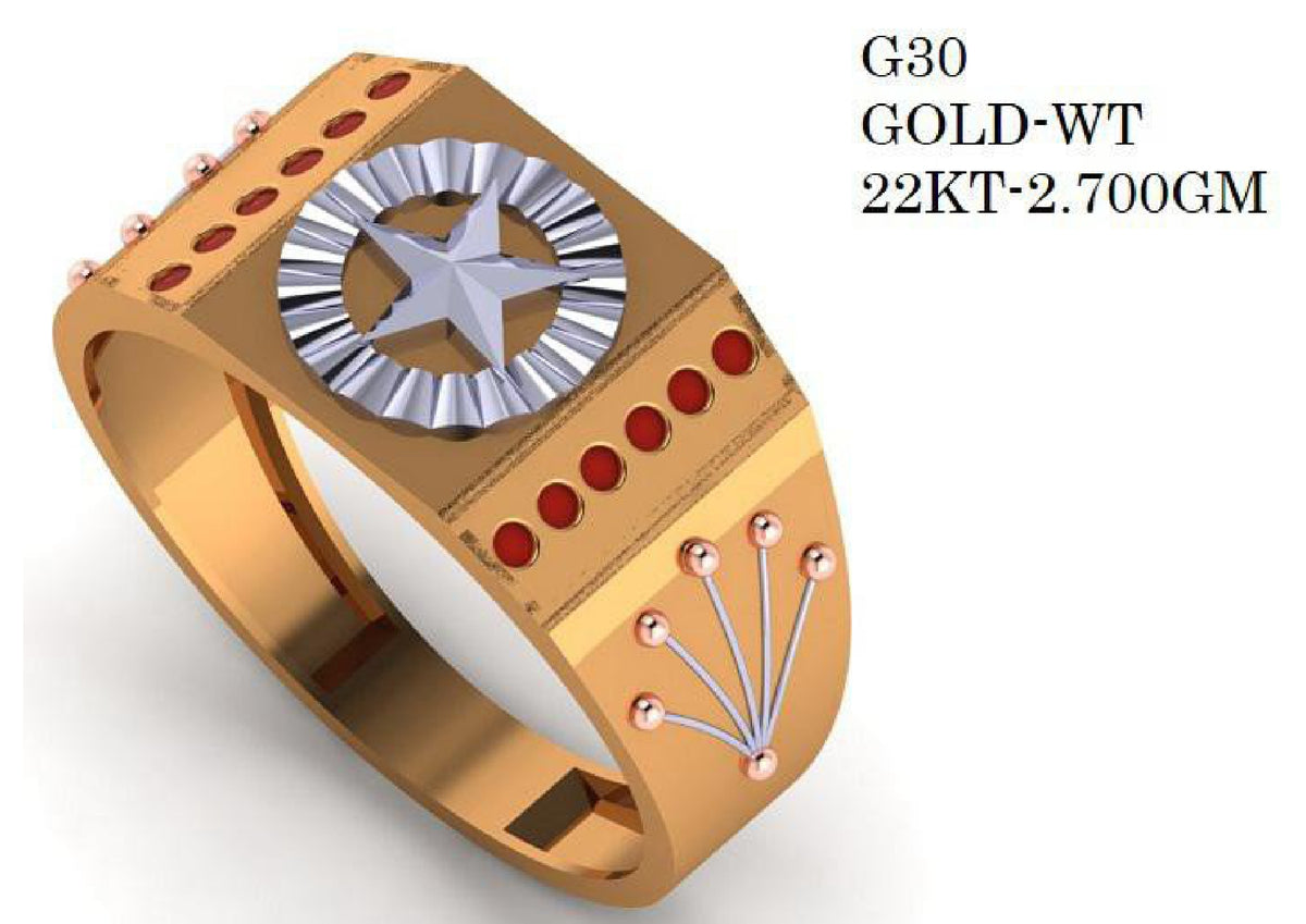 90 Paper Casting Light Weight Gent's Rings STL & 3DM Files