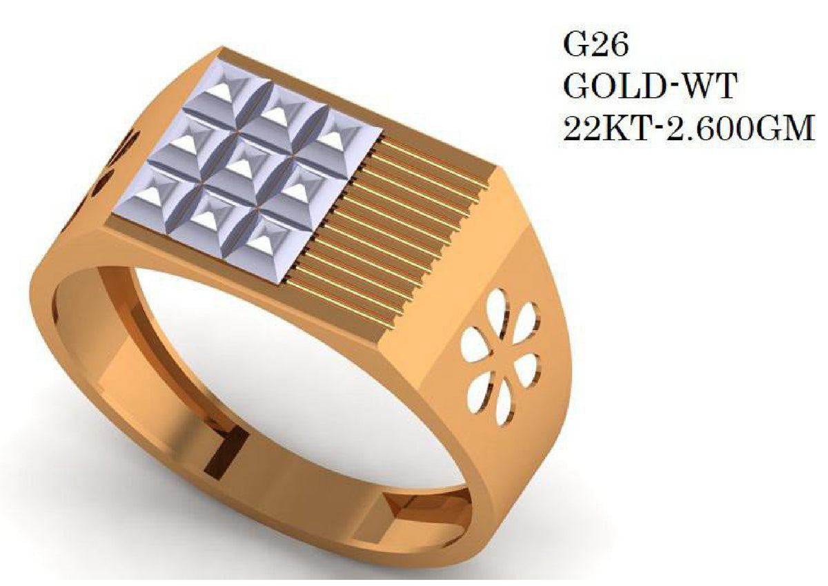 90 Paper Casting Light Weight Gent's Rings STL & 3DM Files