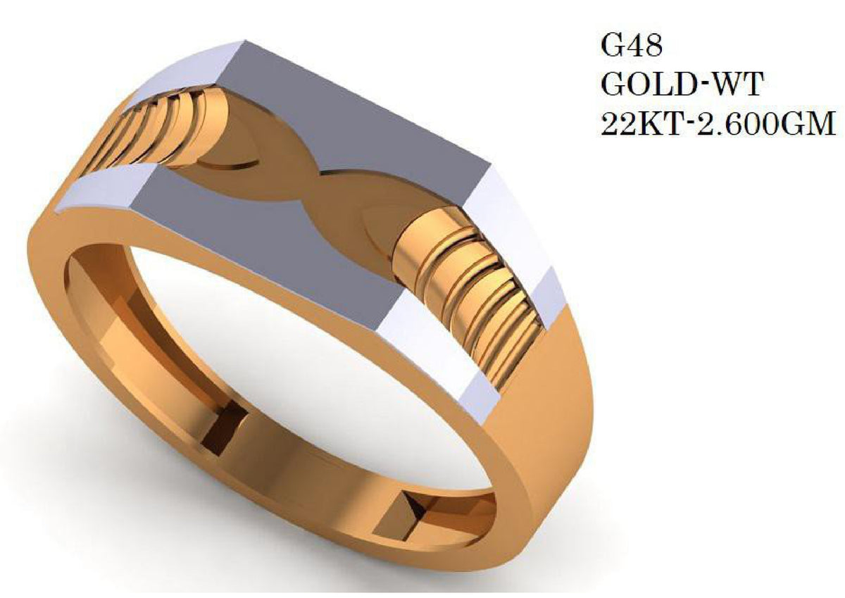 90 Paper Casting Light Weight Gent's Rings STL & 3DM Files