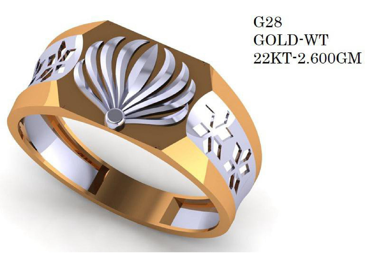 90 Paper Casting Light Weight Gent's Rings STL & 3DM Files