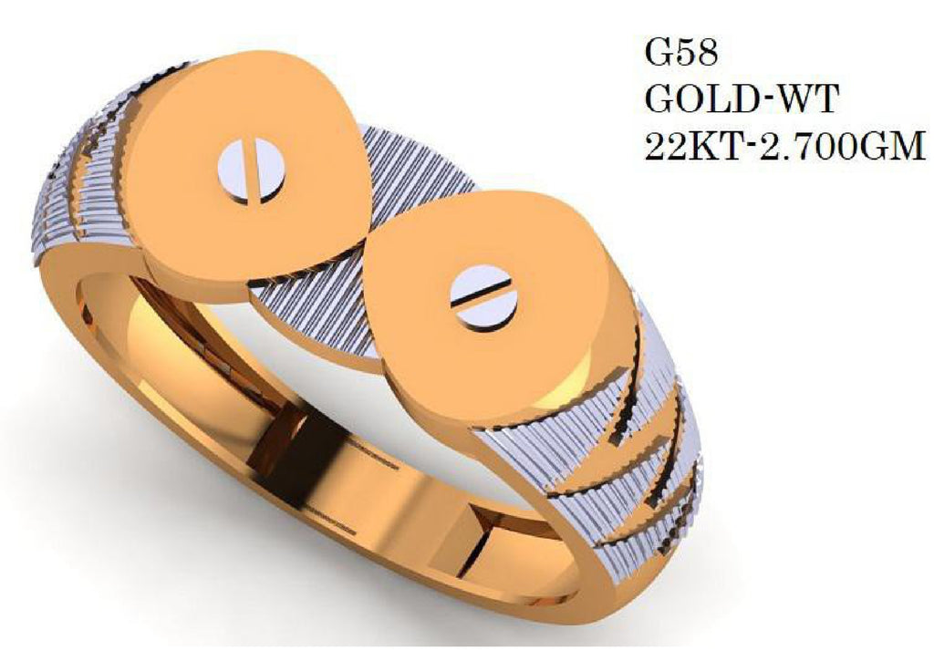 90 Paper Casting Light Weight Gent's Rings STL & 3DM Files