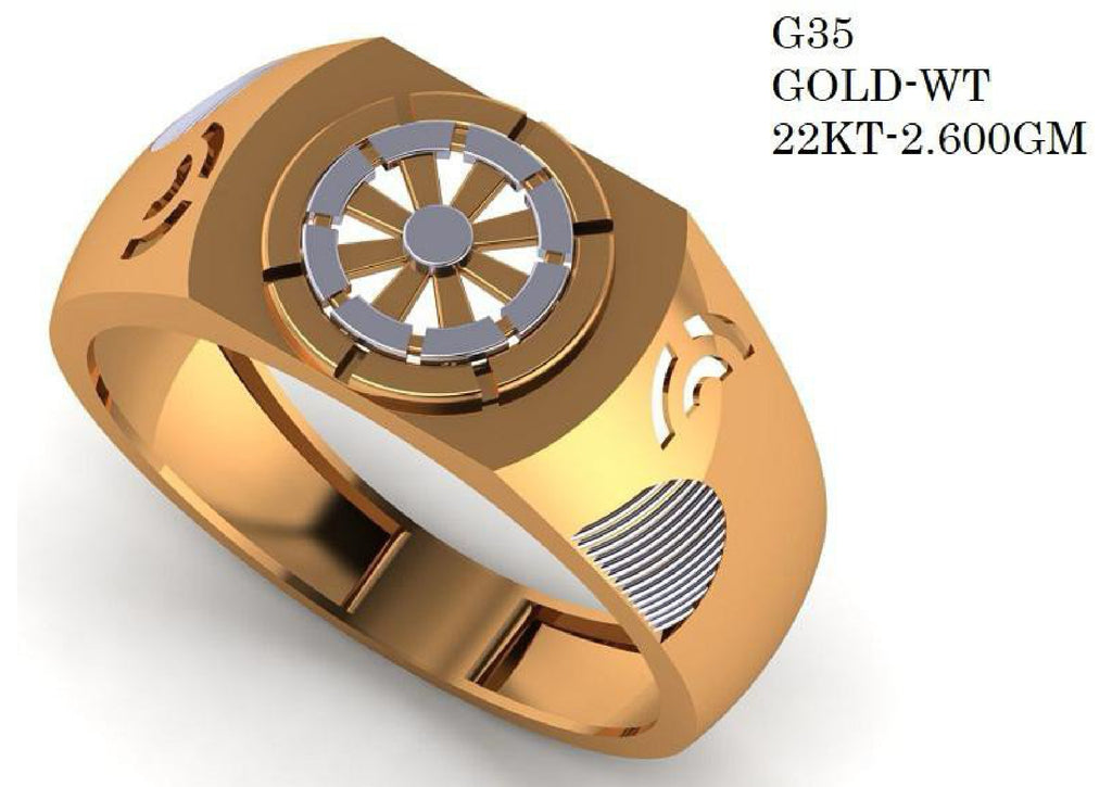 90 Paper Casting Light Weight Gent's Rings STL & 3DM Files