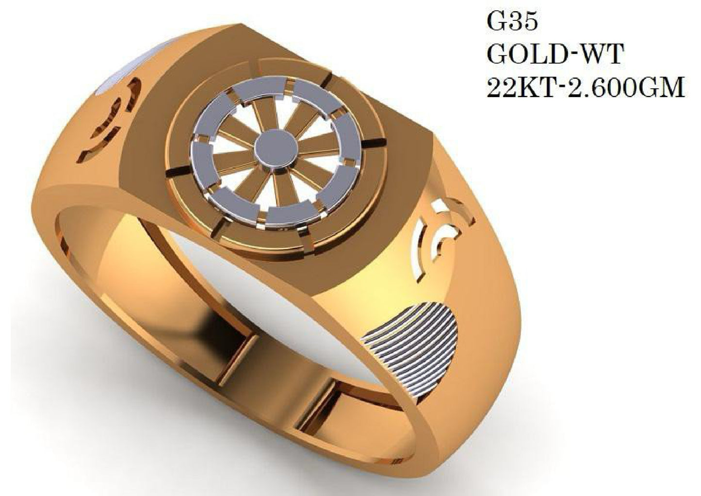 90 Paper Casting Light Weight Gent's Rings STL & 3DM Files