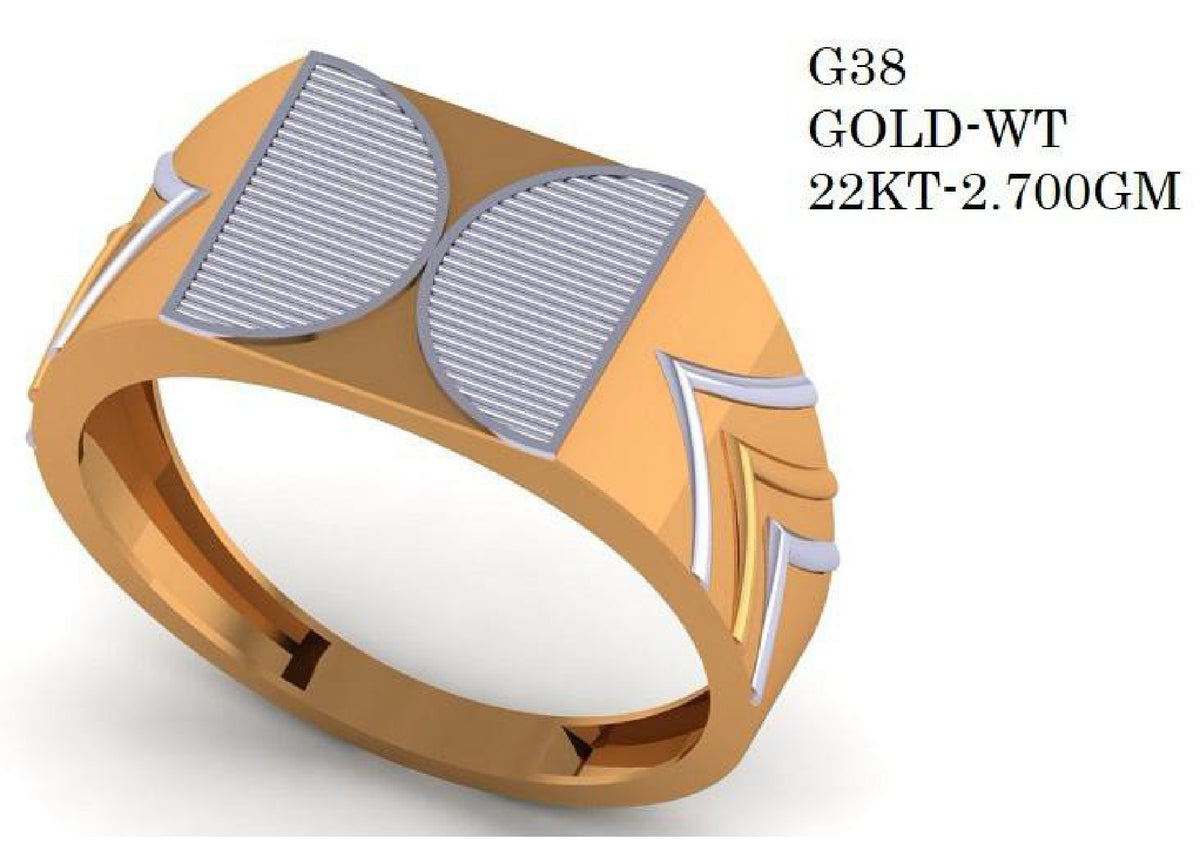 90 Paper Casting Light Weight Gent's Rings STL & 3DM Files
