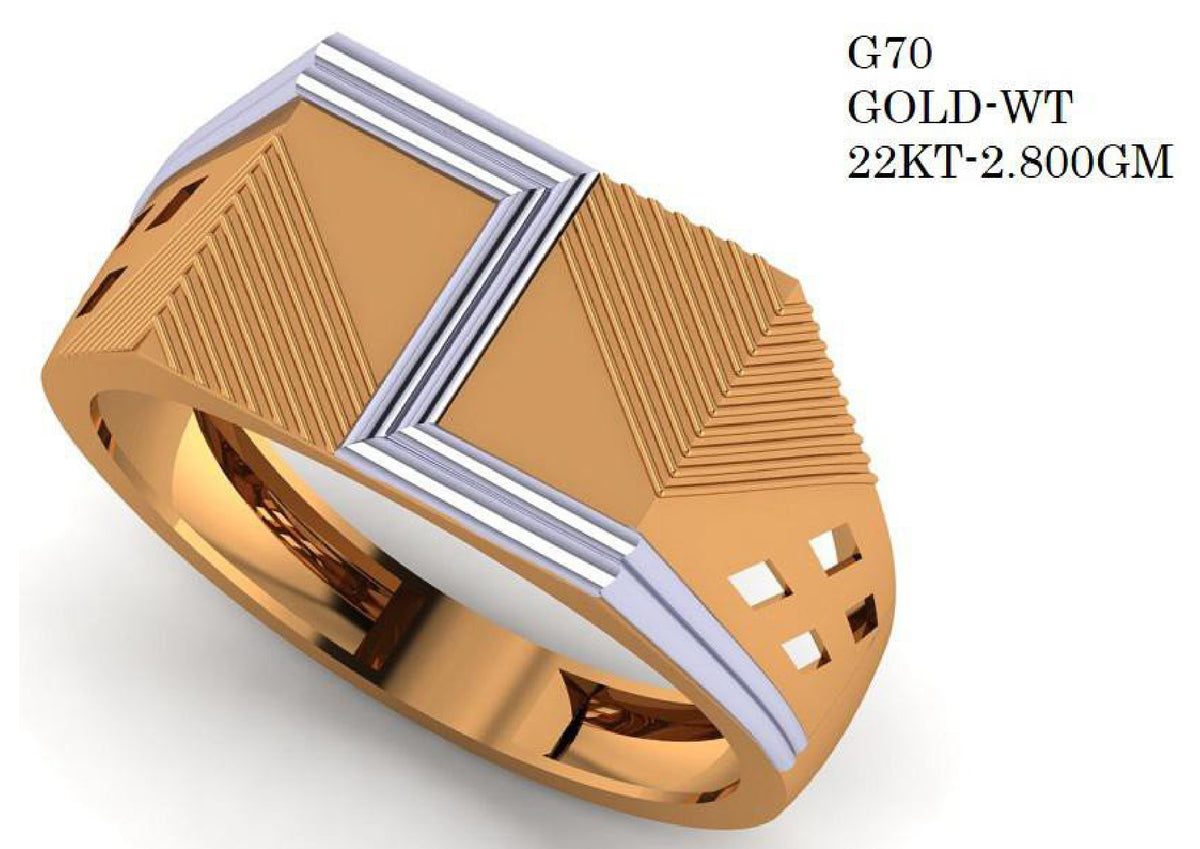 90 Paper Casting Light Weight Gent's Rings STL & 3DM Files