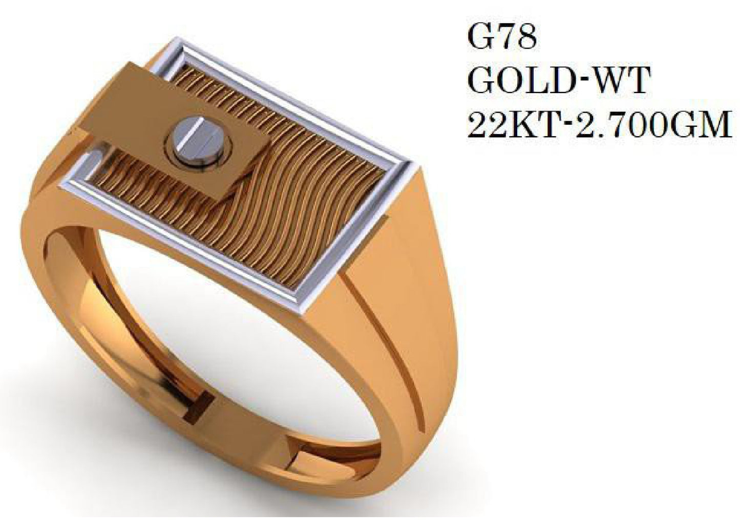 90 Paper Casting Light Weight Gent's Rings STL & 3DM Files