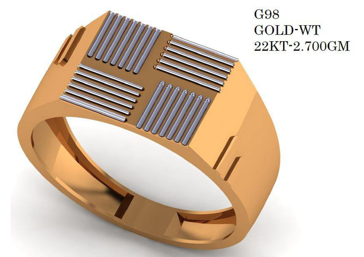 90 Paper Casting Light Weight Gent's Rings STL & 3DM Files