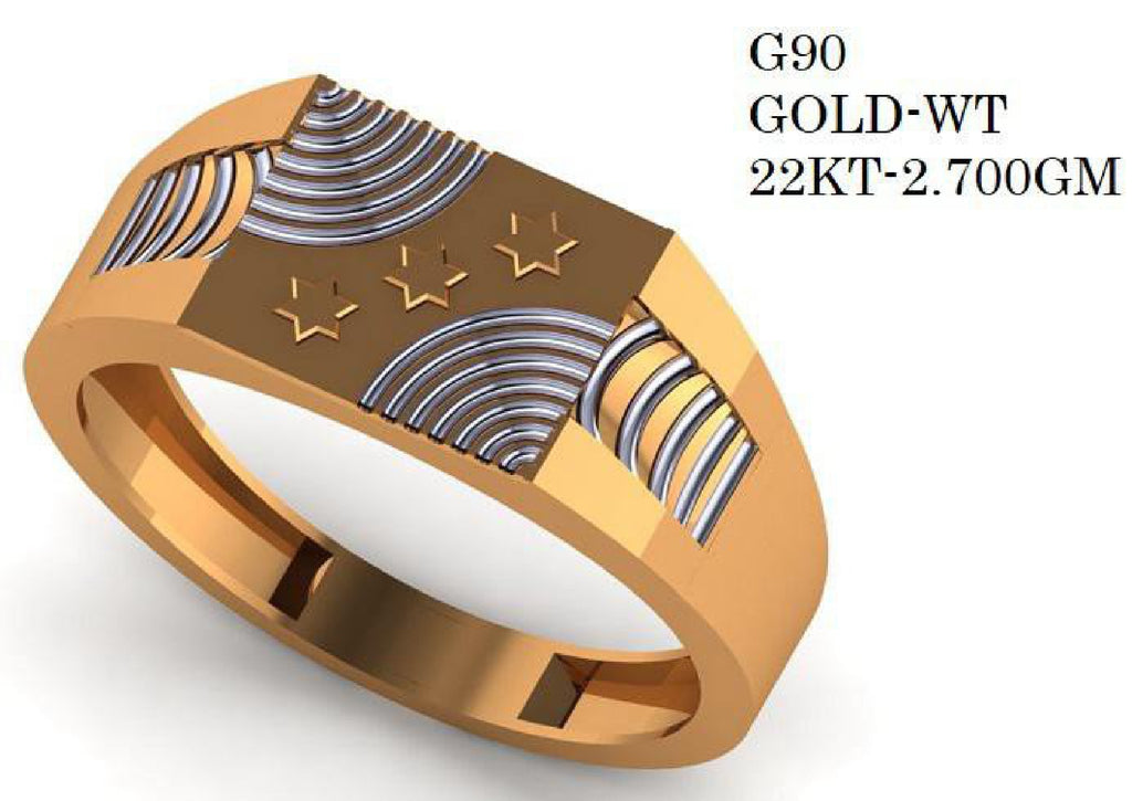 90 Paper Casting Light Weight Gent's Rings STL & 3DM Files