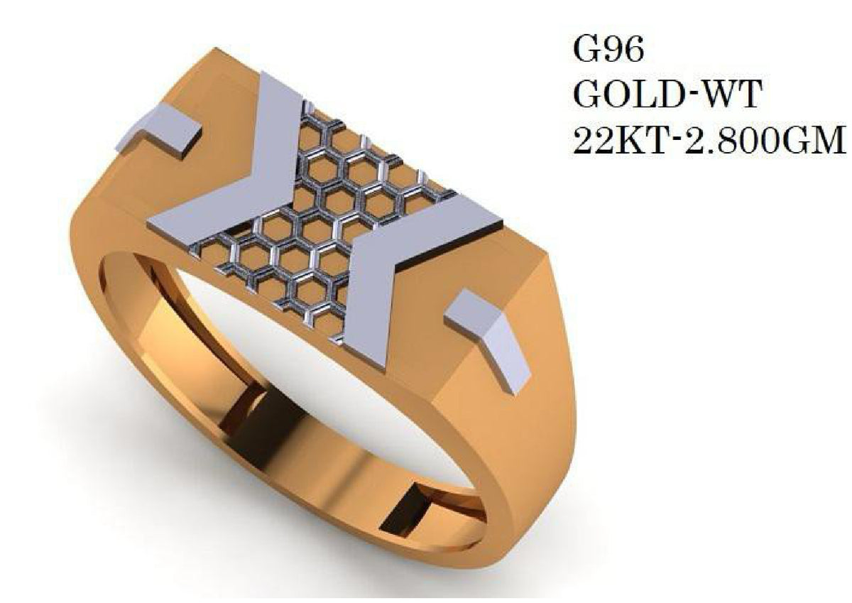 90 Paper Casting Light Weight Gent's Rings STL & 3DM Files