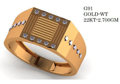 90 Paper Casting Light Weight Gent's Rings STL & 3DM Files