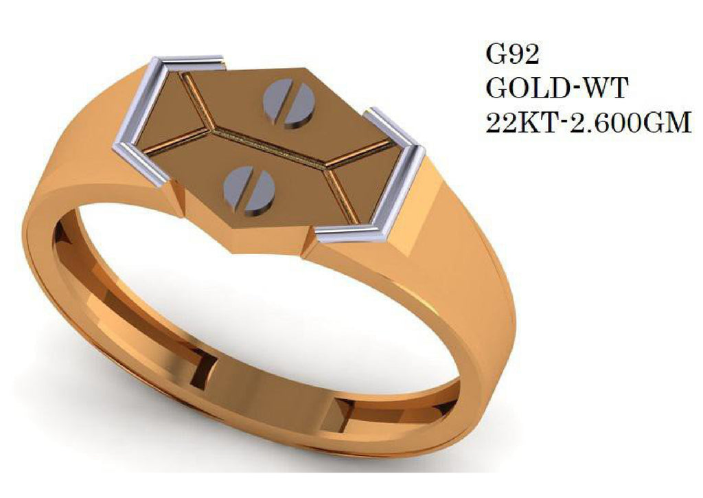 90 Paper Casting Light Weight Gent's Rings STL & 3DM Files