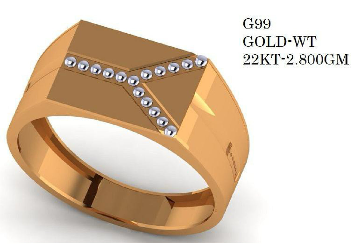 90 Paper Casting Light Weight Gent's Rings STL & 3DM Files