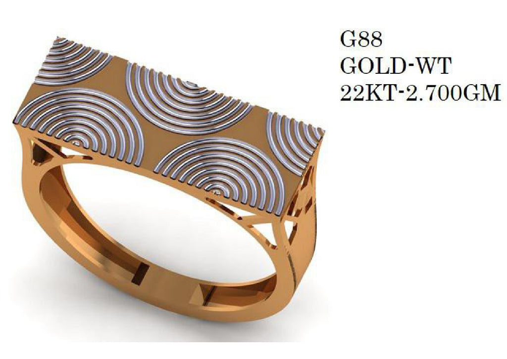 90 Paper Casting Light Weight Gent's Rings STL & 3DM Files