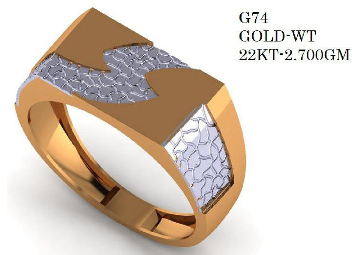90 Paper Casting Light Weight Gent's Rings STL & 3DM Files