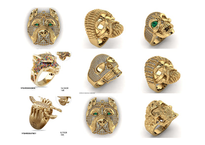 New Hip-Hop Jewelry Designs STL & 3DM Files