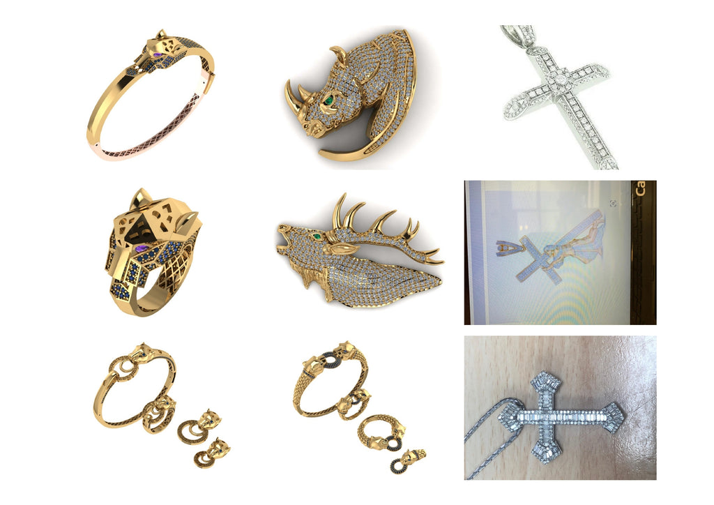 New Hip-Hop Jewelry Designs STL & 3DM Files