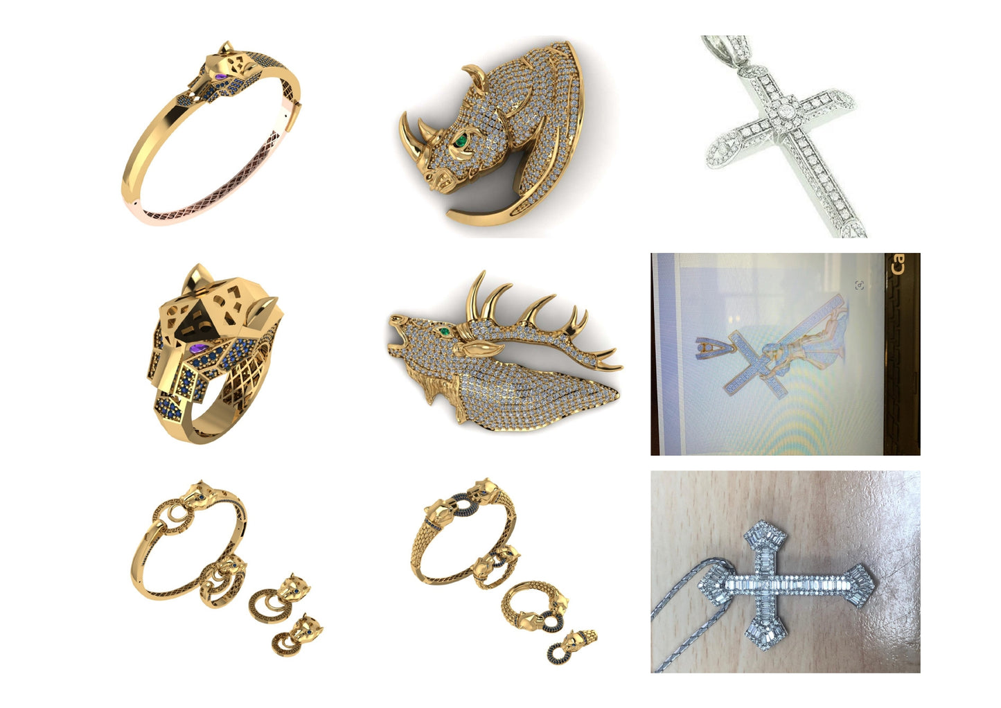 New Hip-Hop Jewelry Designs STL & 3DM Files