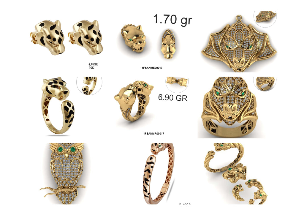 New Hip-Hop Jewelry Designs STL & 3DM Files