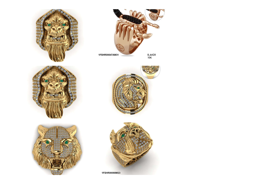 New Hip-Hop Jewelry Designs STL & 3DM Files