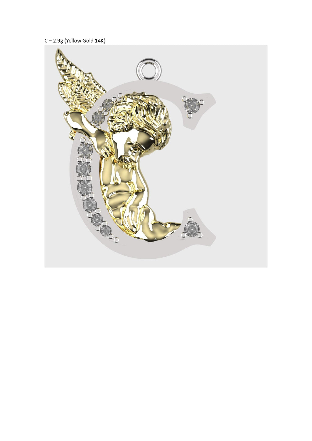 A to Z Alphabet Pendant STL Files