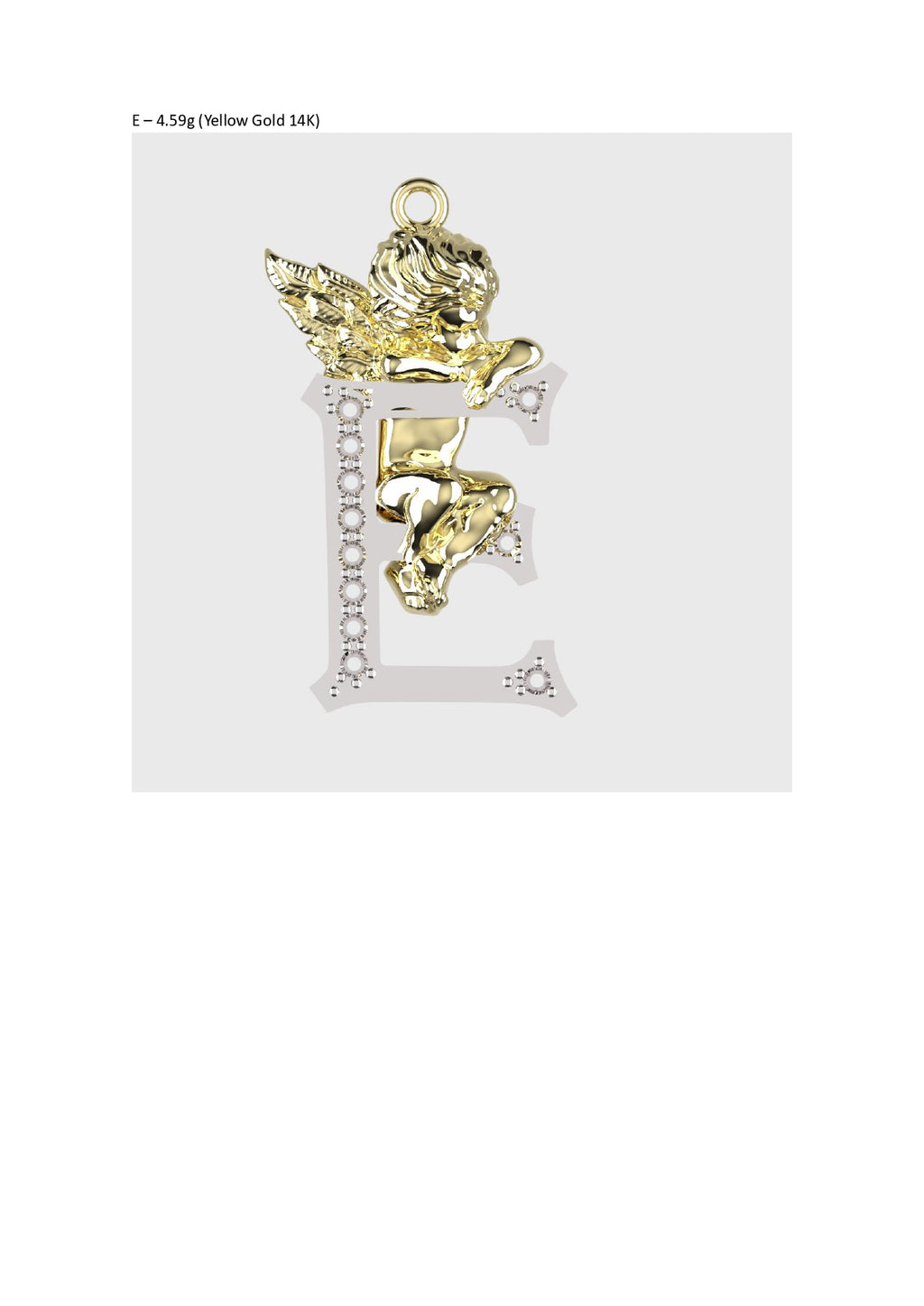 A to Z Alphabet Pendant STL Files
