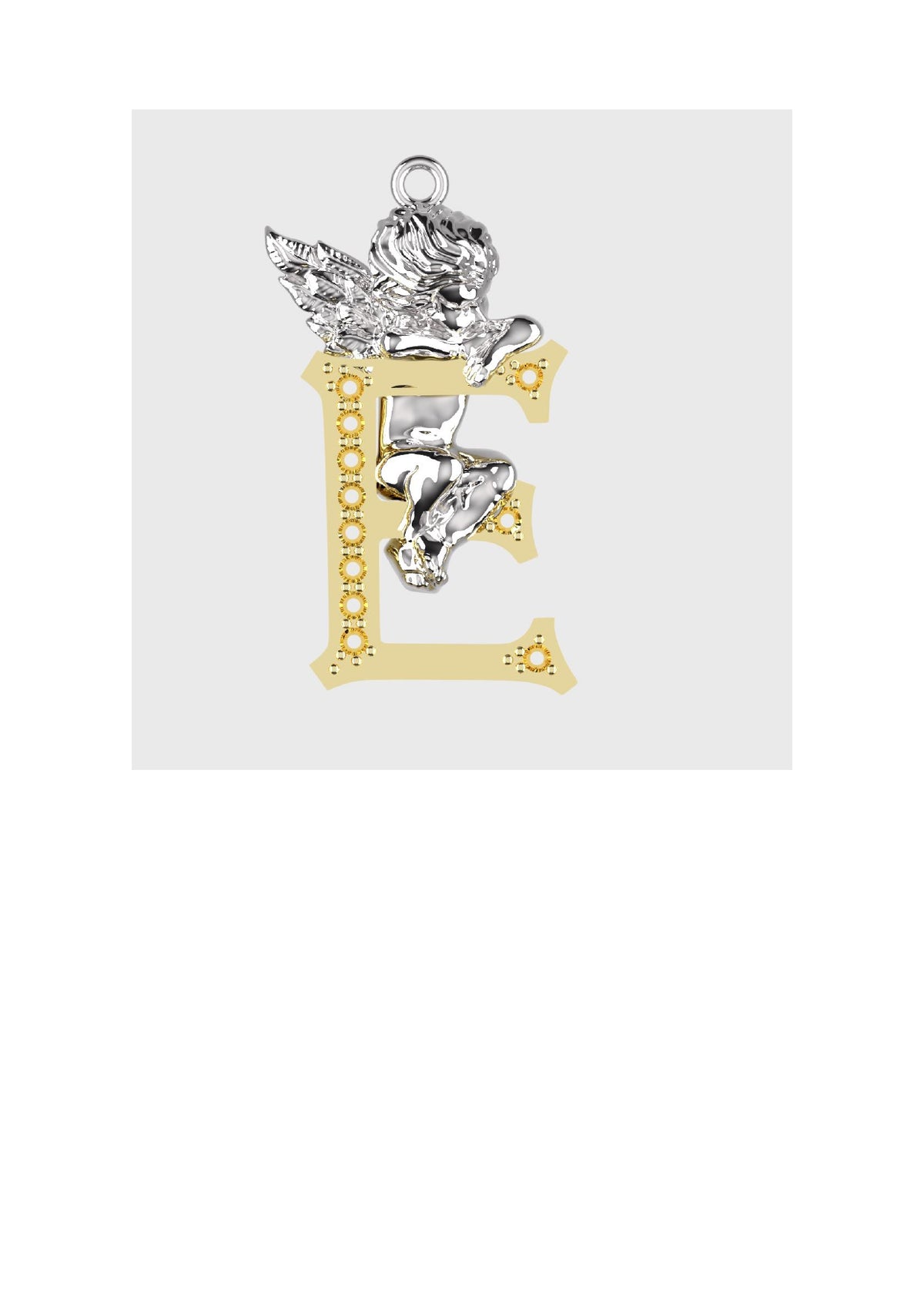 A to Z Alphabet Pendant STL Files