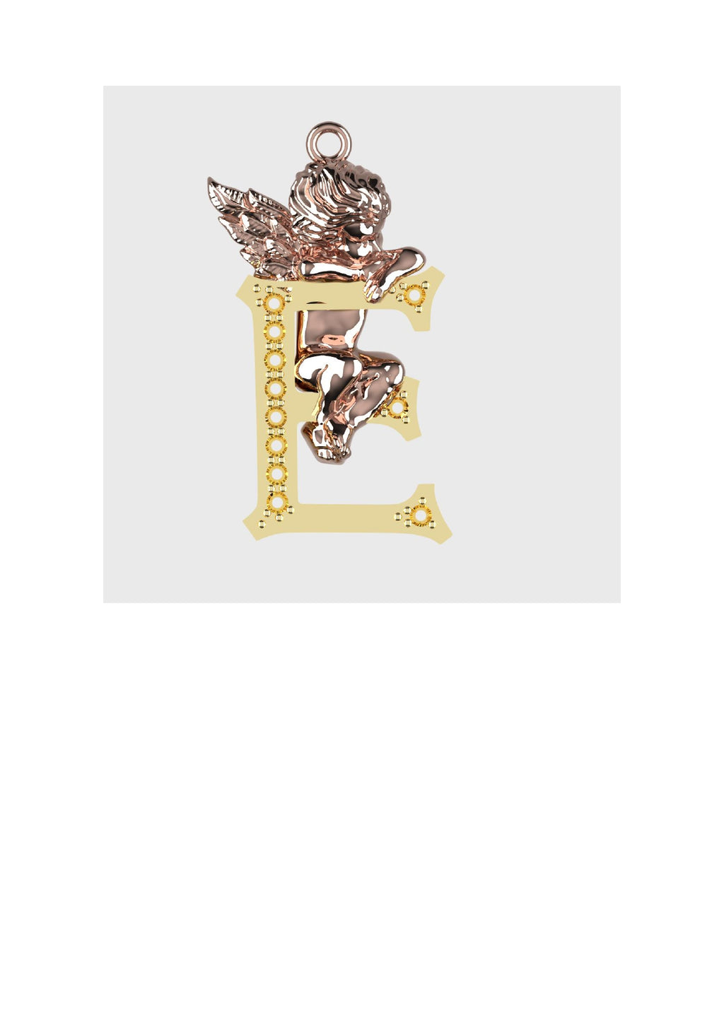 A to Z Alphabet Pendant STL Files