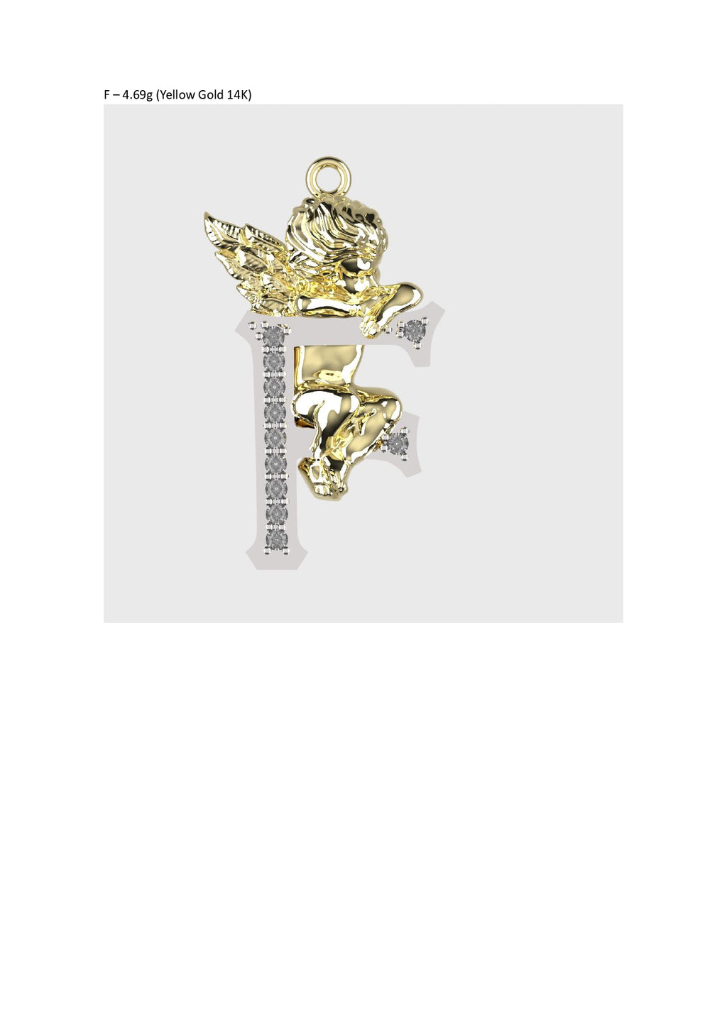 A to Z Alphabet Pendant STL Files